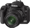 Canon EOS 1000D (Digital Rebel XS) front/side mini