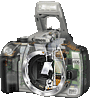 Canon EOS 350D (Digital Rebel XT) front mini