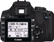 Canon EOS 400D (Digital Rebel Xti) back mini