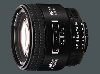 Nikon AF Nikkor 85mm f/1.8D