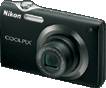 Nikon Coolpix S3000 front/side mini