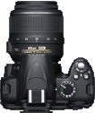 Nikon D3000 top mini