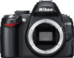 Nikon D3000 front mini