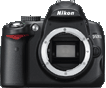 Nikon D5000 front mini