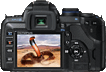 Olympus E-520 back mini