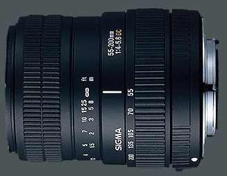 Sigma 55-200mm F4-5,6 DC