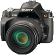 Sony DLSR-A230 front/side mini